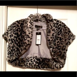 NEW! Stunning Faux Fur Shrug